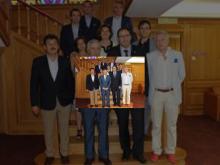 Imagen El Alcalde de Palencia visita a su homólogo de León para tratar diversos temas de interés conjunto y conocer en persona los Huertos de la Candamia y el Coto Escolar