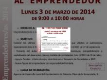 Imagen El Ayuntamiento organiza unas charlas informativas sobre empleo denominadas 'Club de Emprendedores'