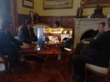 Imagen El Alcalde de Palencia recibió al Campeón de España Absoluto de los 200 metros lisos Óscar Husillos