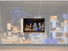 Imagen La propuesta de 'La vaca azul' se alza con el primer premio del Concurso de Escaparates Navideños 2020