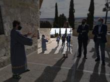 Imagen La visita guiada Mira Palencia: La leyenda del otero permite a palentinos y visitantes conocer los principales episodios de la  historia del cerro