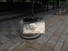 Imagen El 'bolo de la paciencia' luce de nuevo en el acceso a Puentecillas tras el proceso de restauración llevado a cabo por los integrantes del Programa Mixto 'Integración del Carrión