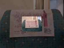 Imagen Los principales trenes de la red nacional ya lucen en sus asientos publicidad del Cristo del Otero, “El Cristo más alto de España”
